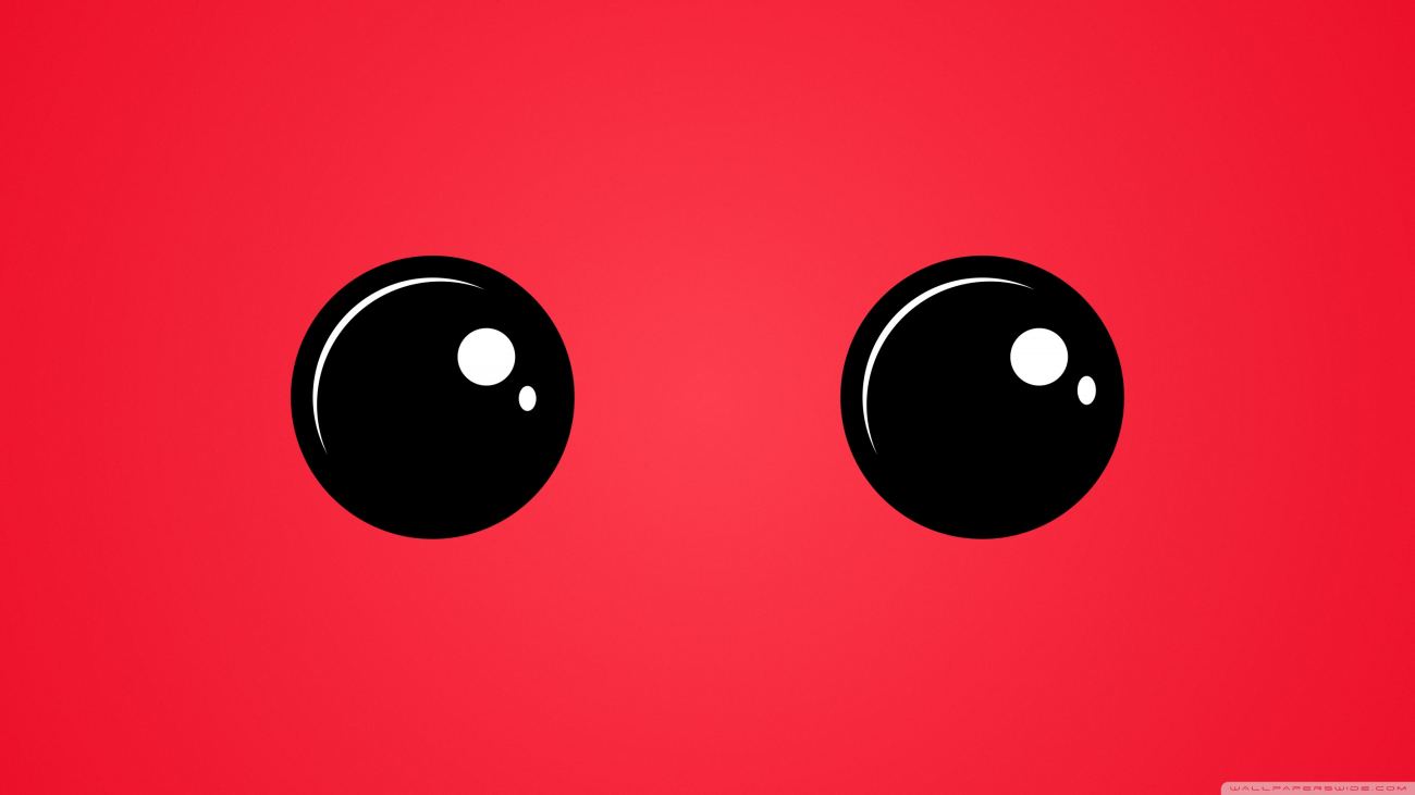 Eyes Dark Pink Wallpaper