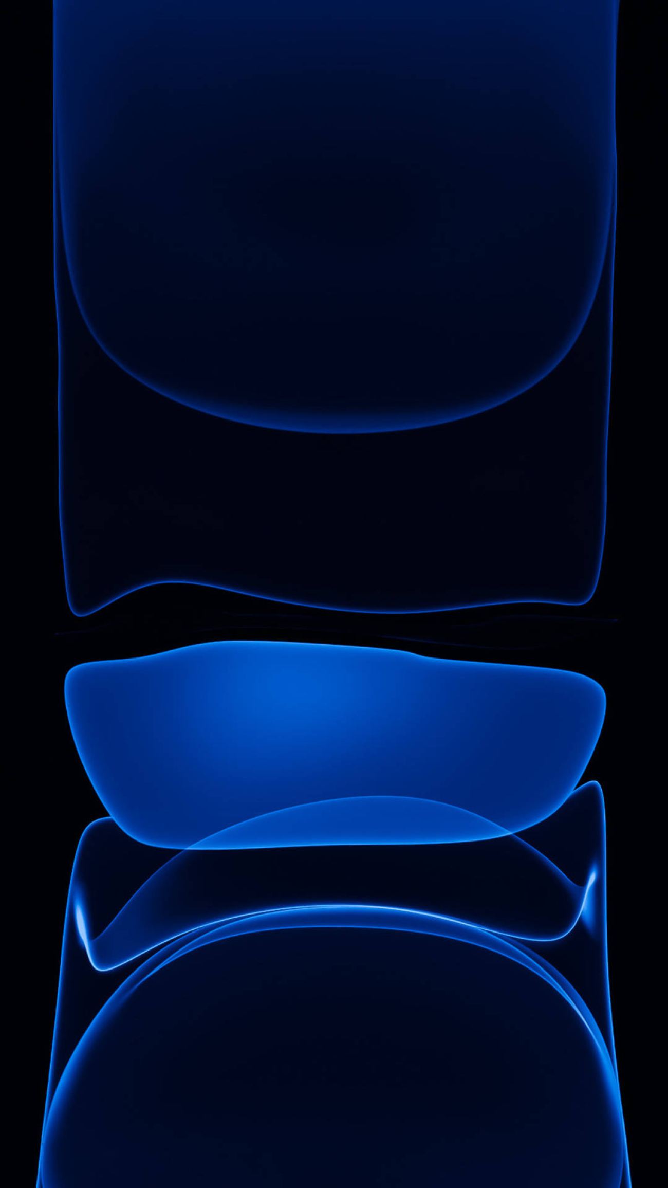 IPhone 13 Blue Abstract Art