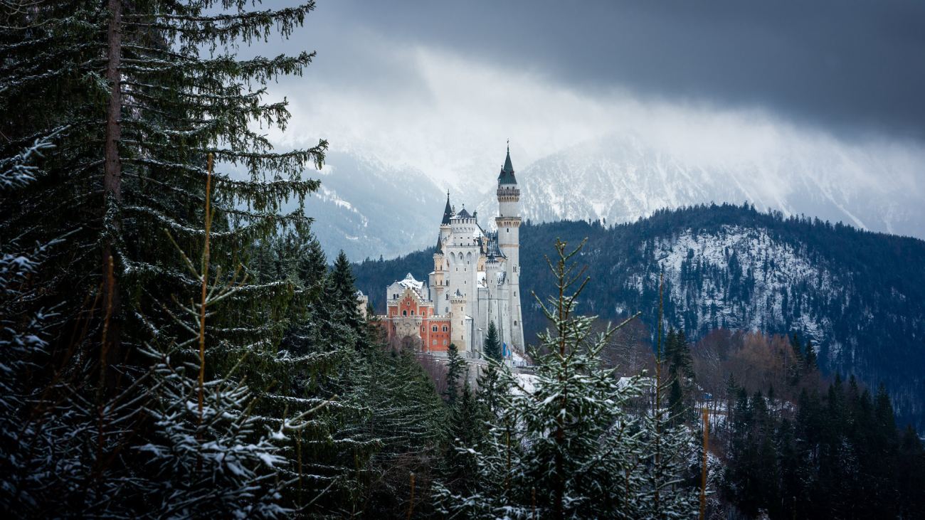 Bavarian Alps Germany Neuschwanstein Castle Hd Travel