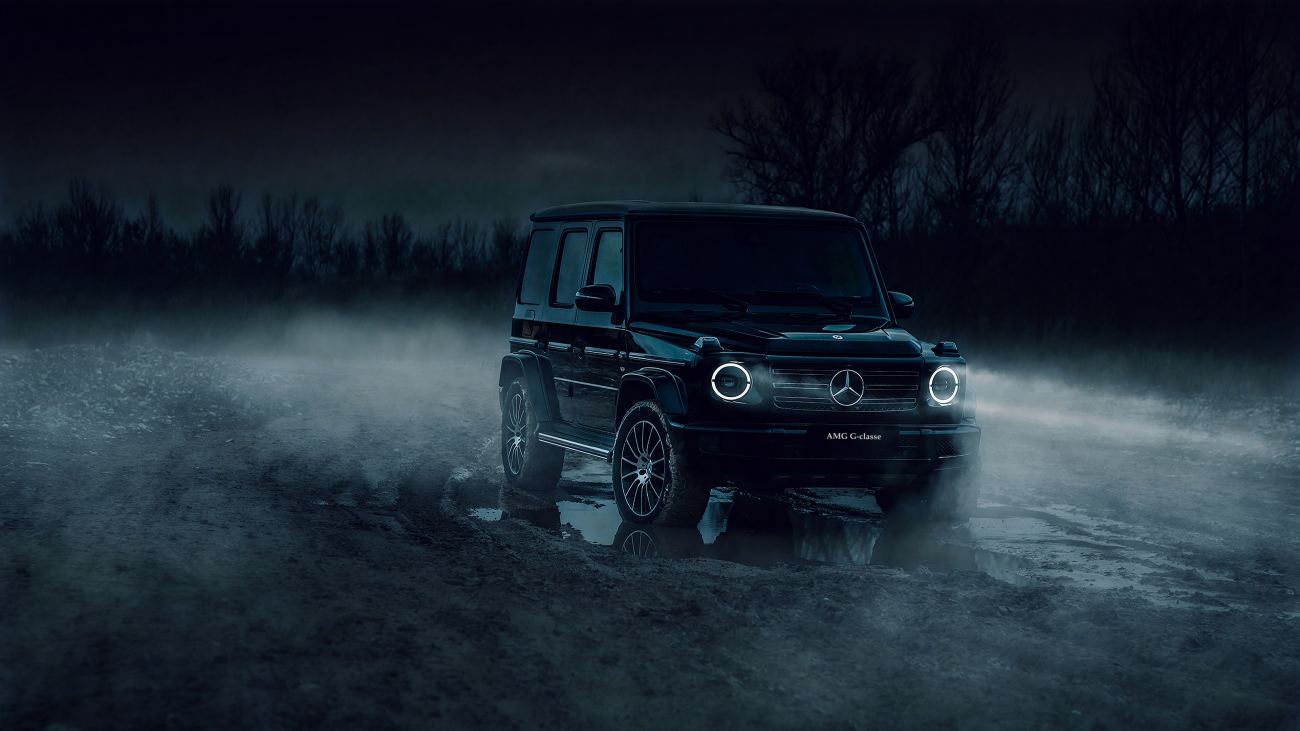 Black G Wagon 4k