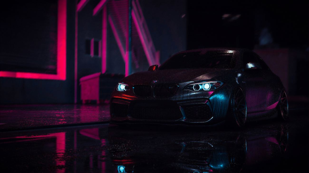 Bmw M2 Nfs Raining 4k