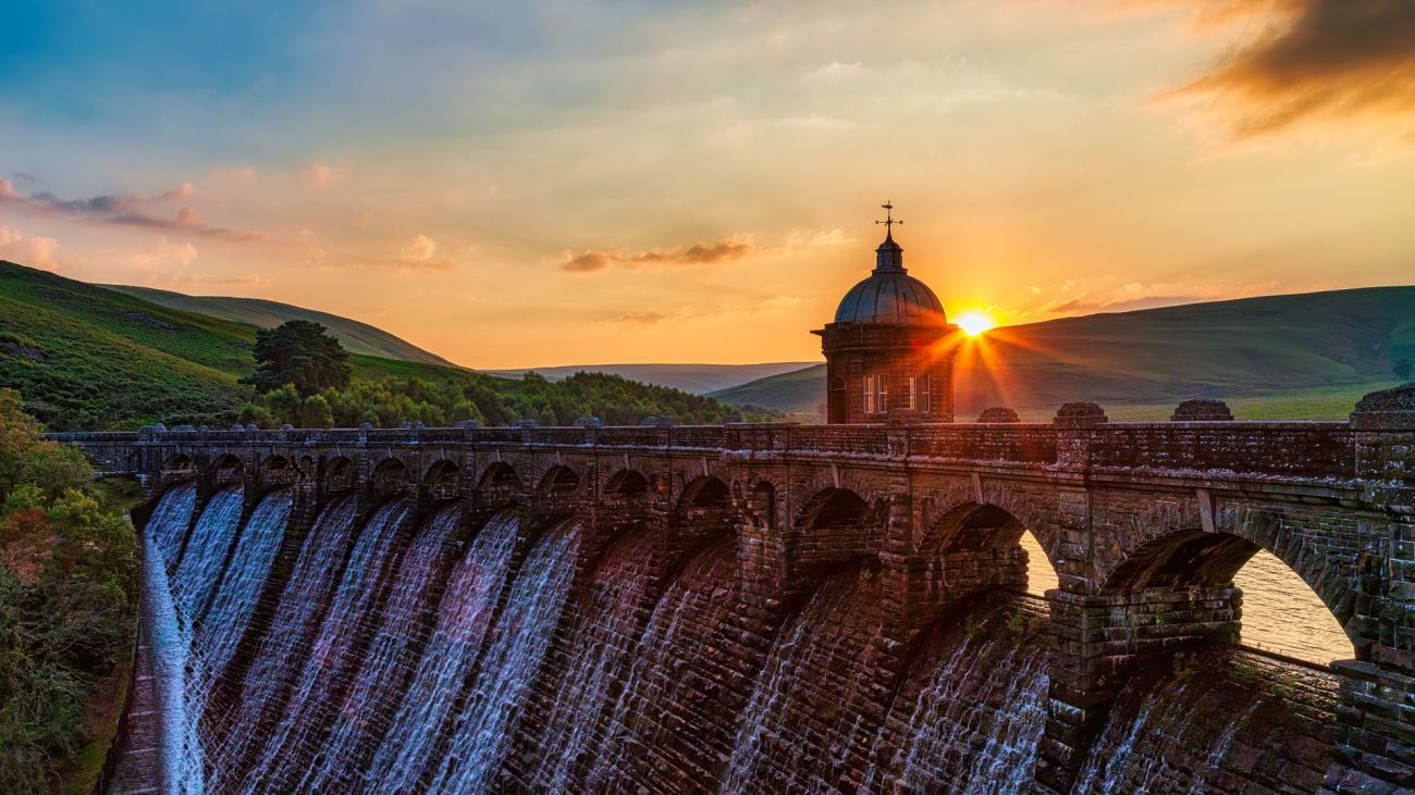 Craig Goch Dam Elan Valley Of Wales Hd Travel