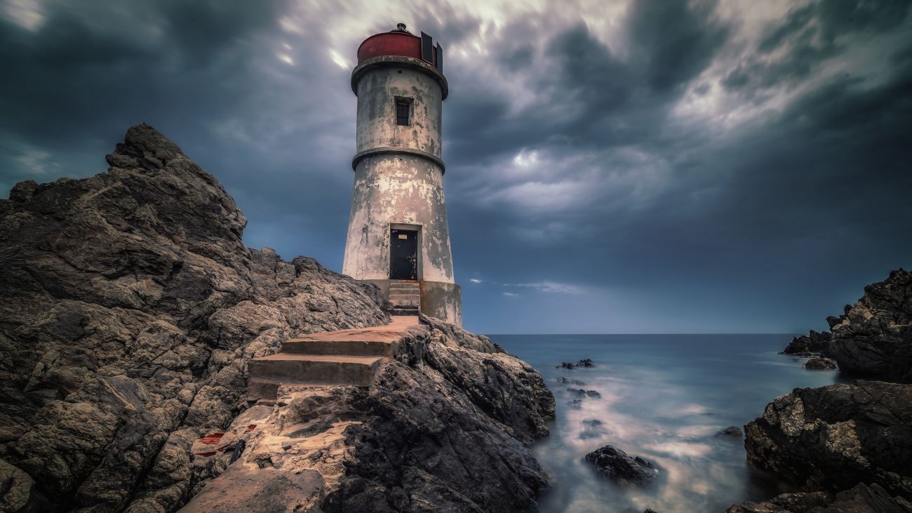 Kermorvan Lighthouse Le Conquet France 4k 5k Hd Travel