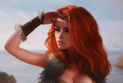 Barbarian Fantasy Girl 4k
