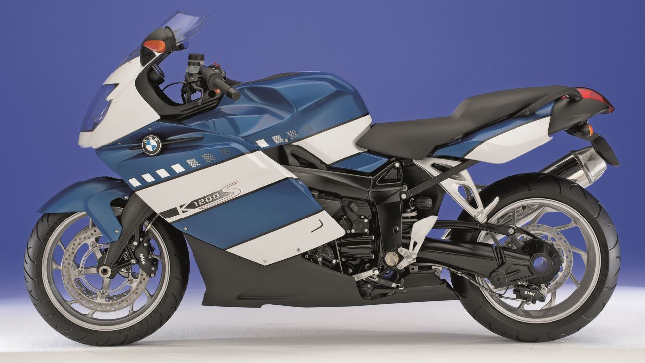 Blue White Bmw K 1200 S Motorcycle Hd Bike