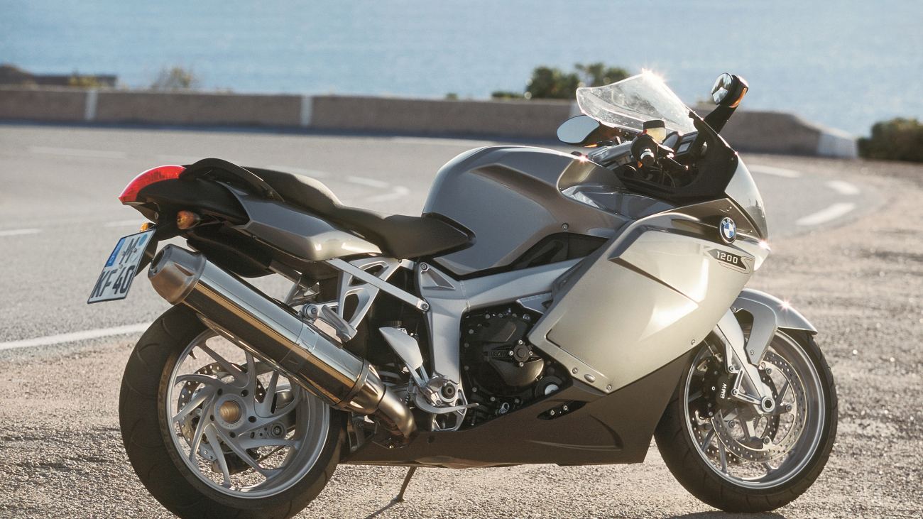 Bmw K 1200 S Motorcycle Blue Sky Background Hd Bike