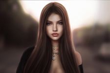 Brown Silky Hair Fantasy Girl 4k