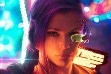 Cyberpunk Girl Cosplay 4k