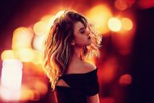 Long Blonde Hair Artwork 4k