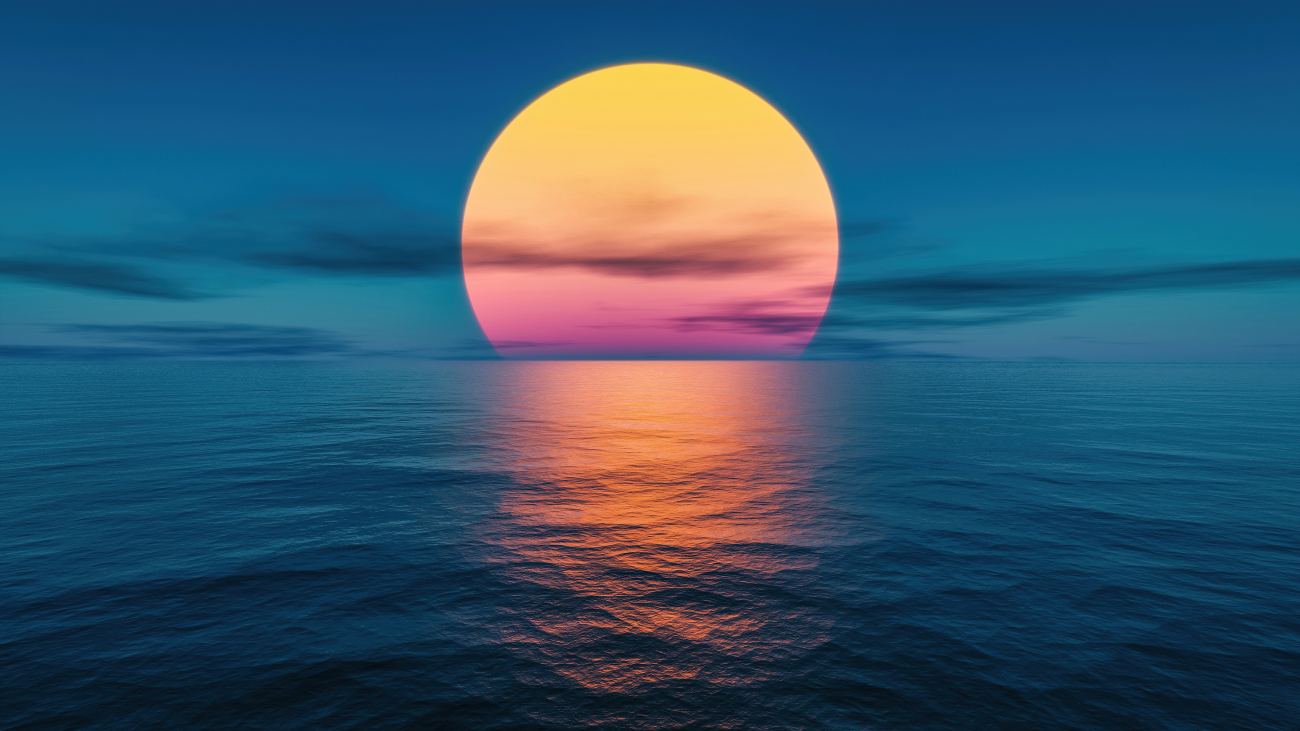 Sunset Ocean Lake 4k Hd Wallpaper