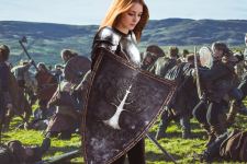 Warrior Girl Photo Manipulation Fantasy Art 4k